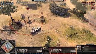 CoH 2 - Building vs Flamethrower [CoH2] [Company of Heroes 2]