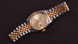 Rolex Datejust 16013 Tapestry Dial "American Psycho" Review