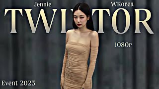 jennie twixtor ;[ wkorea - event 2023 ];