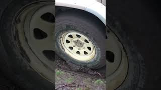 Pizza cutter traction loss #snailtrail #mudrunner #gqpatrol #4wd #moisty