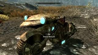 TES V: Dwarven Motorcycle DEMONSTRATION