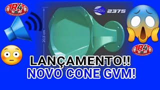 NOVO CONE GVM - 2375. Lançamento EXCLUSIVO!!