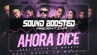 Ahora Dice (Remix) ft. J Balvin, Ozuna, Anuel AA, Cardi B, Offset, Arcángel [Bass Boosted]