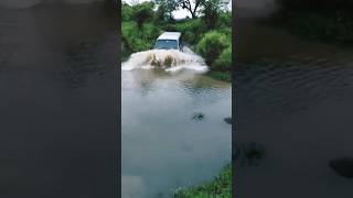 Toyota Qualis water crossing#youtubeshorts #offroad  #toyota #qualis #viral #shorts