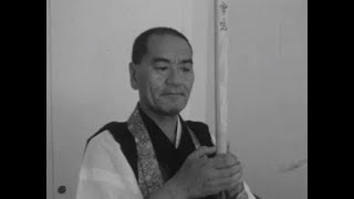 Maitre Deshimaru au Dojo de Nice 1969