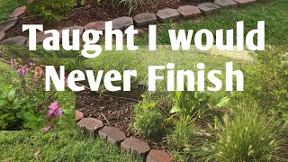 Finishing my Southside Garden Project 🧱[ Planting Some Beautiful Perennals] 🌻🌾 Zone 7B Waldorf MD