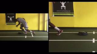 Sprint Foot Drag for Speed Training for Athletes