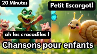 ah les crocodiles | Petit Escargot | Chansons pour enfants | Chansons des maternelles