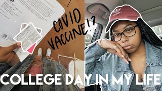 college day in my life | getting the vaccine!? + new plants