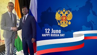 Dr. Sergei Dvoryanov - Russian National Day at the Indian Embassy in Moscow