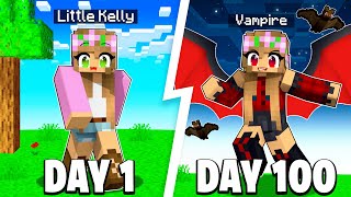 I Survived 100 Days as a VAMPIRE in Minecraft