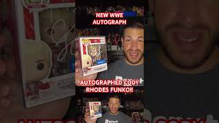 NEW AUTOGRAPHED CODY RHODES WWE FUNKO POP INTO THE COLLECTION #codyrhodes #mattelwwe #wwe #funkopop