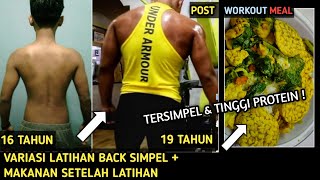 Setelah Gym Harus Makan Apa? | Cara Membentuk Otot Back !!