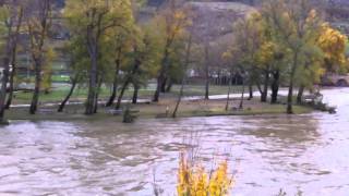 Crue du Tarn à Millau