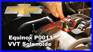 Chevy Equinox 2.4L Ecotec P0011 Reemplazo de Solenoide VVT Tutorial