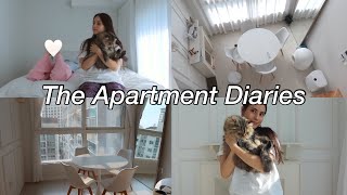 The Apartment Diaries | Seoul apartment life with my sister, new furniture, cat mom, robot cleaning