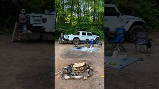 Our camp site found on the Smokey mountain 1000 route in NE Georgia.