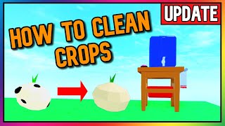 [HOW TO CLEAN OILY CROPS] Skyblox Update (Roblox)