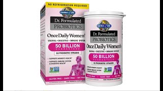 Dr. Formulated Probiotics for Women & Prebiotics, 50 Billion CFU for Women’s #shorts