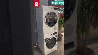 Siemens Kurutma Makinesi - Çamaşır Makinesi - Çamaşır İle Kurutma Makinesi Üst Üste Kurulumu - Kule