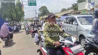 Keruwetan lintasan kereta api stasiun kedungbanteng gondang sragen dg dobel track