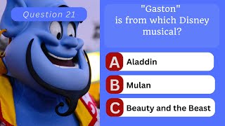 CLASSIC DISNEY SHOWS QUIZ | 40 Q&A BROADWAY CHALLENGE