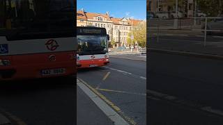 Příjezd historického autobusu Irisbus Citybus 12M Ev.č.3468 do zastávky Malovanka #bus #dpp #shorts