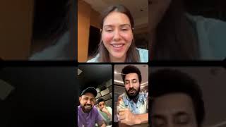 sonam bajwa ♥️ Gippy Grewal all Carry on jatta team insta live for sucess of carry on jatta 3 movie