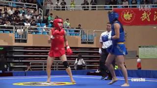 2016 China Femals Wushu（Sanda）Championship finals 56kg （li jingcheng vs liu danfeng）