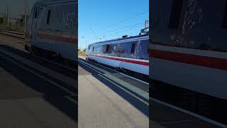 LNER 91130 starting up to form 1N81 to York