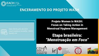 ENCERAMENTO DO PROJETO WASH