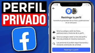 Cómo Restringir mi Perfil de Facebook (2024) Poner mi Perfil Privado