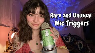 ASMR | Rare and Unusual Mic Triggers (Fast Mouth Sounds, Rambles, Hair On Mic, Mic Gripping, and ++)