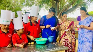 Fireless Cooking Competition 😋👌|| ಬೆಂಕಿ ಇಲ್ಲದ ಅಡುಗೆ 👍|| At Government School ||