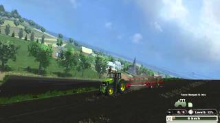 FarmingSimulator2013 orka john deer z pługiem potinger 8