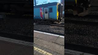 Northern rail class 156 with TAF 100 Arriving at central station #northernrail #train #trainspotter