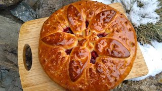 Пирог на молоке Проще не бывает. Пирог к чаю быстро и вкусно. Пирог простой.