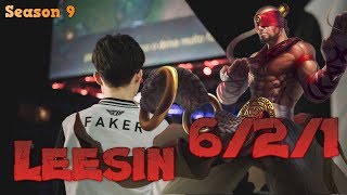 Faker - Leesin Jungle KDA 6/2/1 - Patch 9.19 LoL Season 9 KR Ranked | League of Legends Replays