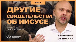 📖 Урок 6. ДРУГИЕ СВИДЕТЕЛЬСТВА ОБ ИИСУСЕ. ЕВАНГЕЛИЕ ОТ ИОАННА / Изучаем Библию с Виталием Олийником