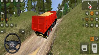 off road wala dumper truck driving