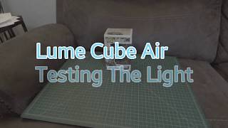 VLOGGER NEED THIS LUME CUBE AIR TESTING THE LIGHT