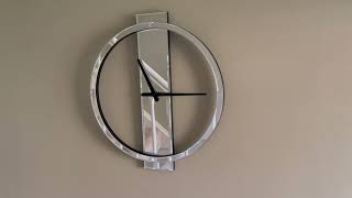 Classic Mirrored Small 50cm Wall Clock