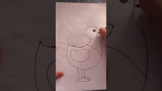 how to draw hen drawing#drawing #easydrawing #viral #youtubeshorts