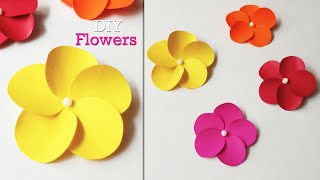 Paper Flowers | Eco Friendly Ganpati Decoration Flowers | Handmade Paper Craft