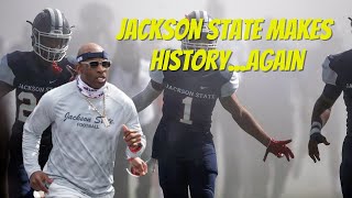 Coach Sanders and Jackson State make TV history! #deionsanders #jacksonstate #hbcu #swac