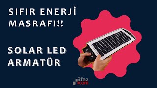 Kablosuz Elektriksiz Aydınlatma Solar Led Sokak Lambası