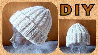 Mütze ohne Zu - oder Abnahmen stricken • DIY  * Julebuergerfee