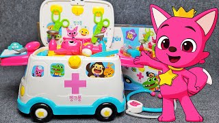 Pinkfong Ambulance Play Set 🚑 Satisfying with Unboxing Toys Compilation   Ep.161