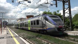 2023 - IT - Trenitalia ALn 501 "Minuetto" diesel DMU passing through Sgurgola station