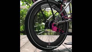 Joseph kuosac pink ribbon carbon wheelset on 11-14-17t external Witt Minimods